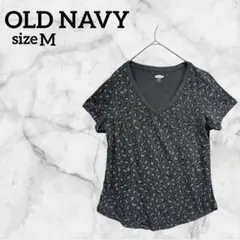 OLD NAVY【M】Tシャツ 半袖 レオパード柄 海外古着