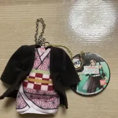 竈門禰豆子 コスチュームストラップ 鬼滅の刃　キーホルダー