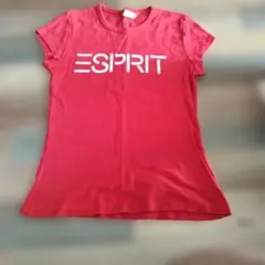 ESPRIT 半袖 Tシャツ レッド ロゴプリントのサムネイル