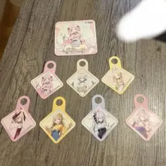 ブルーアーカイブ 浅草さんぽ ドリンクタグ全種 ミカコースター他