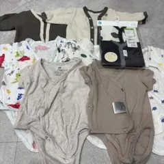 ベビーロンパース肌着7点　新品未使用2点　計9点セット