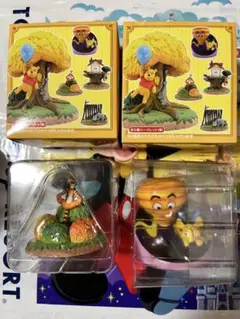 プーさん　ハニーハント　アトラクション　ミニチュアフィギュアコレクション　セット