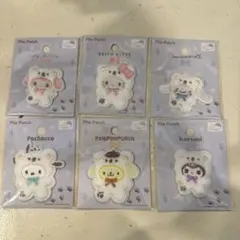 セリア　サンリオ ワッペン　6個セット