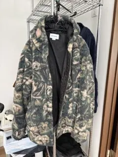 thisisneverthat Floral Faux Fur Jacket