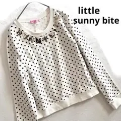 【新品】little sunny bite ドットメタルロゴ スウェット XSのサムネイル