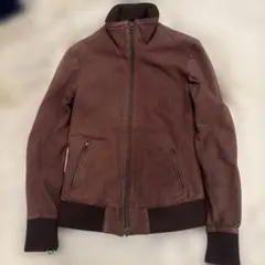 mystic ダークブラウン レザージャケット