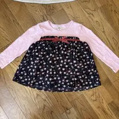 Pupil House 長袖 カットソー 花柄 110cmのサムネイル