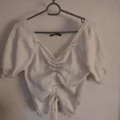 OneWay♡へそ出しニット　美品のサムネイル
