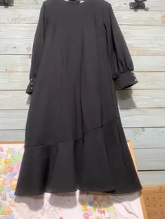 【美品】&. NOSTALGIA「ヘムフレア切替ワンピース」