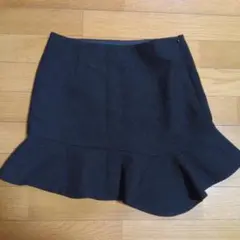 ZARA BASIC ブラック フレアスカート 26 丈40