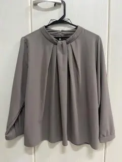 ORIHICA美ラクるブラウス ボウタイ風
