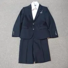 キッズフォーマル スーツ サムライブルー サッカー　卒園式 入学式 冠婚葬祭