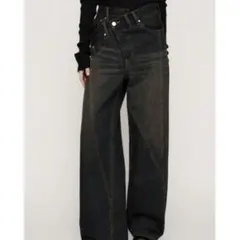 新作　sly J/W SWITCHING STRAIGHT PT デニム　0