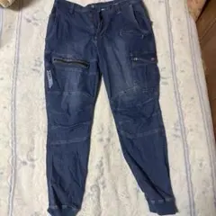 STOR カーゴパンツ デニムブルー