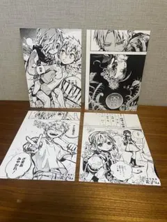 原作名場面カード4枚セット【新品】地縛少年花子くん アニメイト特典