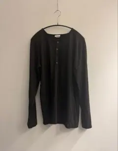 dries van noten ロンT カットソー　無地 Dries Van Noten: Black Long Sleeve T-shirt | SSENSE