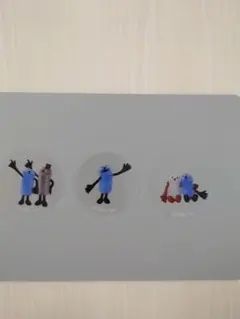 スシロー×パペットスンスンコラボ 透明ピック3種類セット