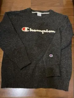 【Champion】ダークグレー セーター