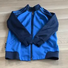adidas ジップアップジャケット 130cm 青黒