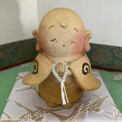 地蔵　お地蔵さん　微笑み　しあわせ　家族　お守り　陶人形　置物 地蔵 お地蔵さん 観音様 光背 しあわせ 家族 お守り 陶人形 置物