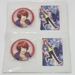 うたプリ スターホログラム缶バッジ＆ステッカー3枚セット 一十木音也