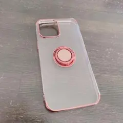 iPhone12Pro用ケース リング付き 耐衝撃 TPU 全面保護