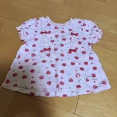 coeur a coeur いちご柄 トップス 95cm