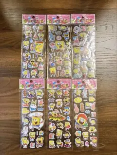 スポンジ・ボブ ステッカーセット 6シート