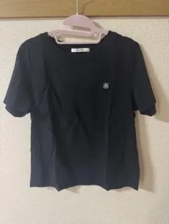 SNIDEL スナイデル ロゴTシャツ ネイビー