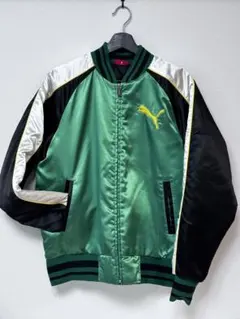 【PUMA】スカジャン Mサイズ 新品・未使用・タグ付き グリーン 中綿入り 2026年最新】PUMA メンズ スカジャンの人気アイテム - メルカリ