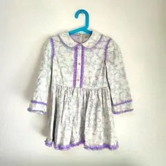 fafa花柄フリル付きワンピース（パステルカラー）