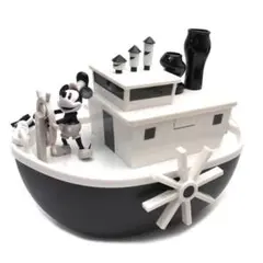 ディズニーランド ディズニーポップコーンバケット ミッキー 蒸気船ウィリー美品