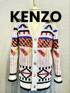 【最安値】KENZO ケンゾー ウールカーディガン XS セーター