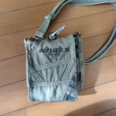 AVIREX オリーブグリーン ショルダーバッグ