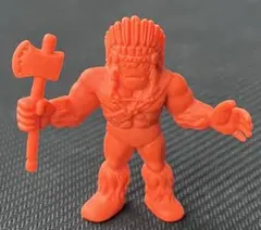 キン肉マン 復刻版 キン消し ジェロニモ 斧 消しゴム人形 橙色