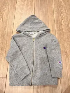 Champion フード付きパーカー 110 グレー