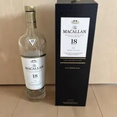 マッカラン18 年シェリーカスク 空き瓶と空き箱