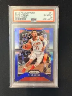 2019 Panini Prizm Trae Young Blue PSA 10