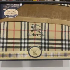 未使用　BURBERRYS 　ノバチェック柄　形状記憶綿毛布　西川産業