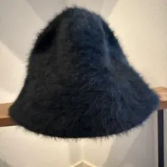 ブラックファーバケットハット