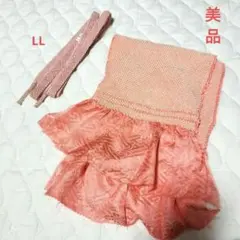 【期間限定】美品　正絹平織帯締（ピンク）・帯揚げ　正絹絞り（薄いピンク）