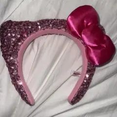 ユニバ ハローキティ スパンコール カチューシャのサムネイル
