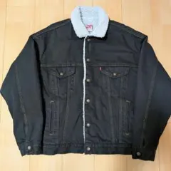 USA製 リーバイス ブラックボアジャケット サイズL