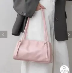 新品 mystic ベルトフラップBAG ピンク トートバッグ ハンドバッグ 春 