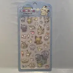 「韓国限定」正規品 ポケモン キャンディーボンボン ポケピース　立体シール 青