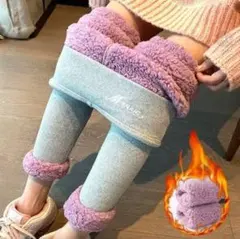 レギンス　裏起毛　防寒　もこもこ　レディース　スパッツ　タイツ　グレー　極暖