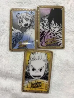 僕のヒーローアカデミア ヒロアカ 原画展 箔押しクリアカード Top3