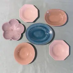 Awabi ware あわびウェア 小皿 6点セットのサムネイル