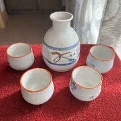 陶芸　陶器　徳利とお猪口 5点セット