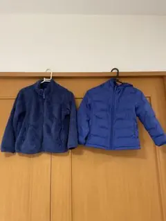 UNIQLO ダウン 120サイズ、フリース 130サイズ 2枚セット